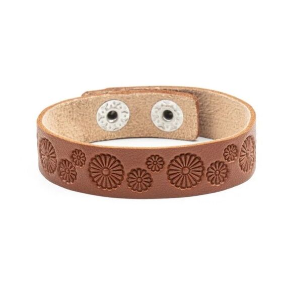 Follow the Wildflowers Brown Bracelet (14) - Picture 2 of 2